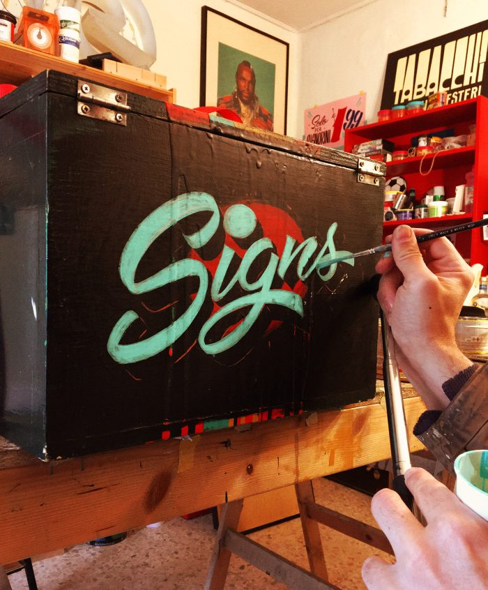 Scritte dipinte stile americano - Italian Sign painter Scritte dipinte stile americano - Italian Sign painter