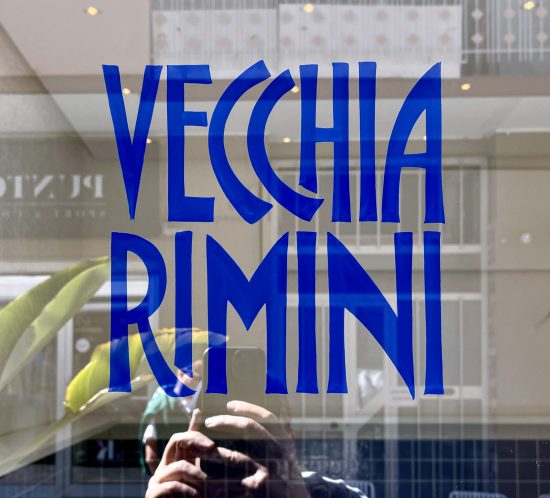 Vecchia Rimini - Roseto degli Abruzzi - Vetrina dipinta a mano