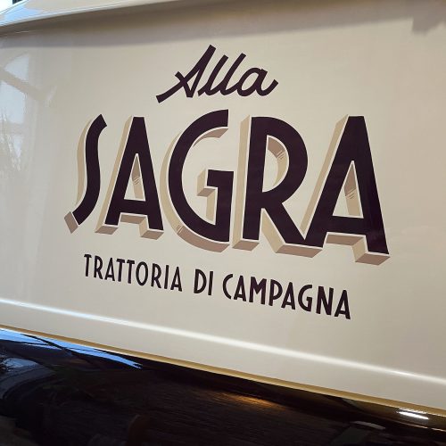 Autobianchi Bianchina dipinta a mano personalizzata - Signpainting classic Italian car